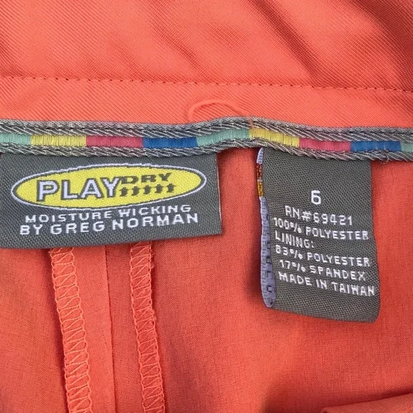Greg Norman Peach Skort Size 6 - Picture 4 of 6